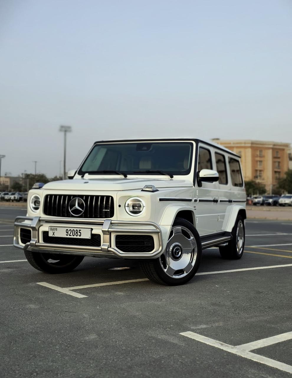 Mercedes G63 White – Luxury SUV Rental Dubai